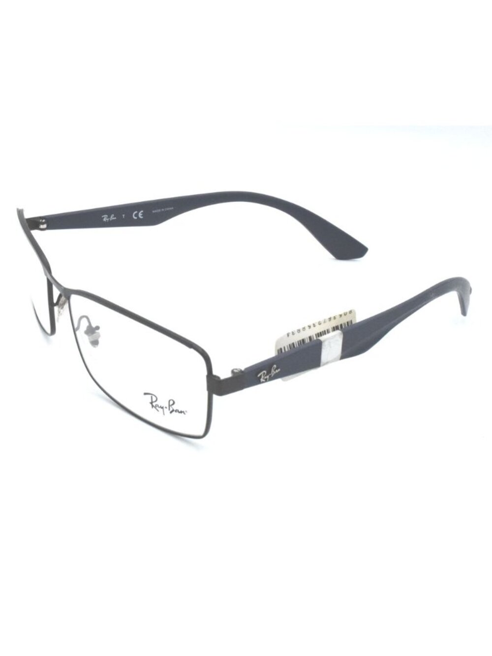 Ray-Ban RB 6332 2503 Eyeglasses Black Blue Frame 55 mm